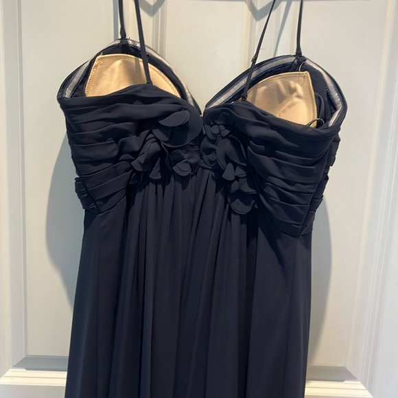 Bill Levkoff Navy Blue bridesmaid or prom dress - Picture 3 of 5